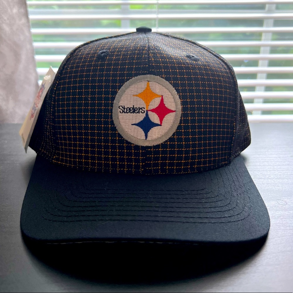 Steelers NFL LOGO 7 Snapback Black & Yellow Hat
